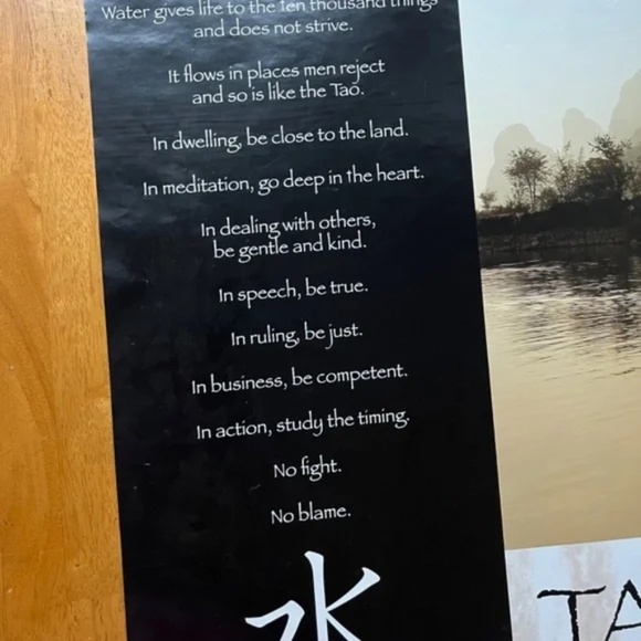 Tao n Taoism Poster Sz 24x36 Wallpaper Large College Collection Wall Art - Picture 4 of 5